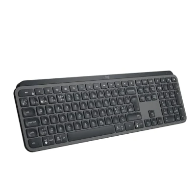 Bild av Logitech MX Keys S Trådlöst Tangentbord, låg profil, tyst skrivning, programmerbara tangenter, belysning, Bluetooth, USB C laddning, för Windows PC/Linux/Chrome/Mac Grafit, Layout Pan Nordic QWERTY
