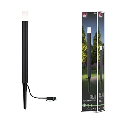 Bild av Paulmann 94537 Plug &amp; Shine LED Utomhusbelysning Pollare Flarea IP65 600 mm Varmvitt Inkl. 1x3,6 watt Dimbar Svart Metall 3000 K