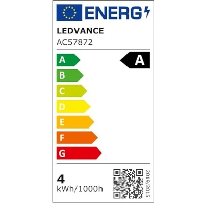 Bild av OSRAM traditionell glödlampa Filament E27 3,8W 827 energiklass A 3 pack