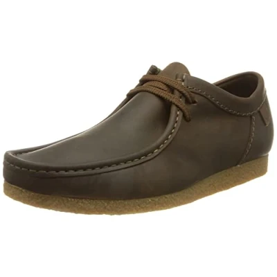 Bild av Clarks Shacre Wallabee Ii Run sneakers för män, Bivax, 42.5 EU