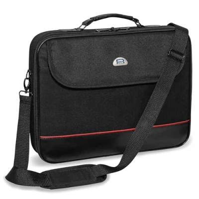 Bild av PEDEA laptopväska &quot;Trendline&quot; väska för bärbara datorer med skärmar upp till 46,7 cm (18,4 tum); axelväska axelrem, svart