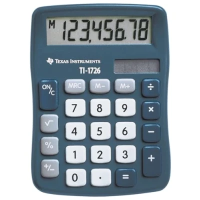 Bild av Texas Instruments TI 1726 miniräknare