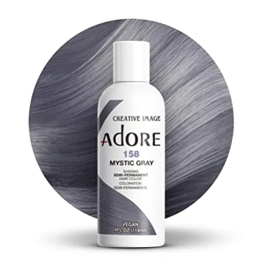 Bild av Adore Shining Semi Permanent hårfärg Mystic Gray (158), 118 ml