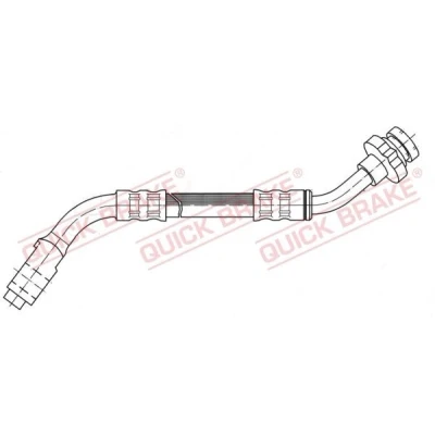 Bild av Bromsslang, framaxel höger, ford maverick, nissan pick up, terrano i, ii, 1954516, 1954619, 1958315, 1958916, 1962371, 462100F01