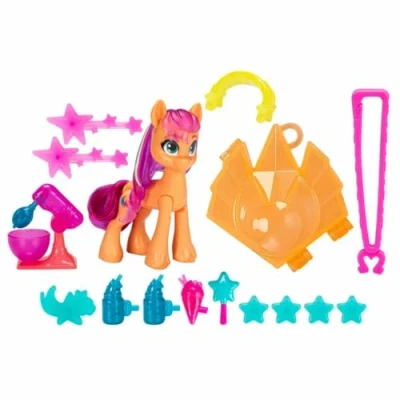 Bild av My Little Pony: Make Your Mark leksak, Cutie Magic Sunny Starscout Hovhjärta ponny på 7,5 cm för barn från 5 år, Flerfärgad, F5250