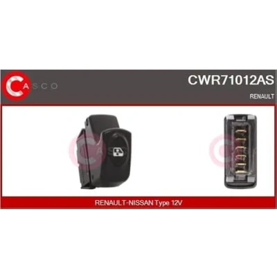 Bild av CASCO CWR71012AS Brytare, fönsterhiss Passagerarsida, Förarsida RENAULT: CLIO 2, Kangoo I
