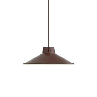 Bild av Muuto Top Pendant Hängande lampa Large Deep Red Ø36 x H12 cm
