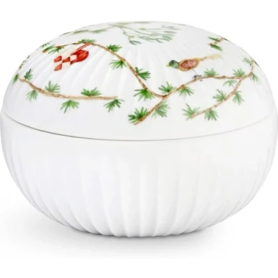 Bild av Kähler Hammershøi Christmas Bonbonniere Skål White Decor H8.5 x Ø12 cm