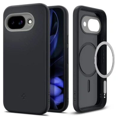 Bild av Spigen NanoPop MagFit Case för Google Pixel 9a Skal Fodral, Kompatibel med MagSafe Black Sesame