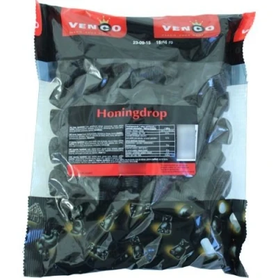 Bild av Venco Holland lakrits &quot;Honungsdrop&quot;, 1 kg förpackning (söt lakrits)