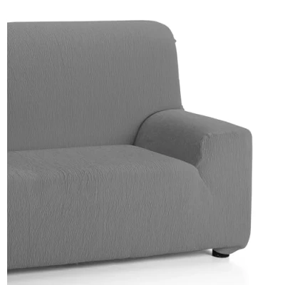 Bild av Martina Home 2 sits sofföverdrag i stretch, tyg, grå, plazas (120 a 170 cm)