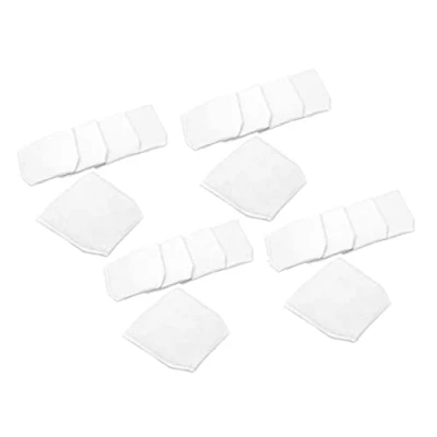Bild av vhbw 20 mikrofleece dammpåsar kompatibla med Makita CL070DS, CL100, CL100DZX, CL106, CL106D, CL183, CL183D, DCL180 dammsugare, vit