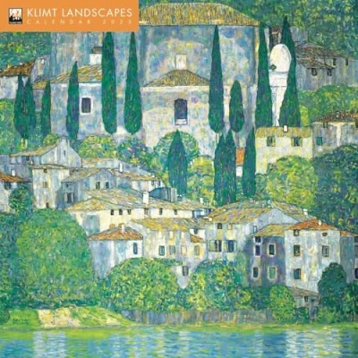 Bild av Gustav Klimt Landscapes Landschaften 2025: Original Flame Tree Publishing Kalender [Kalender]
