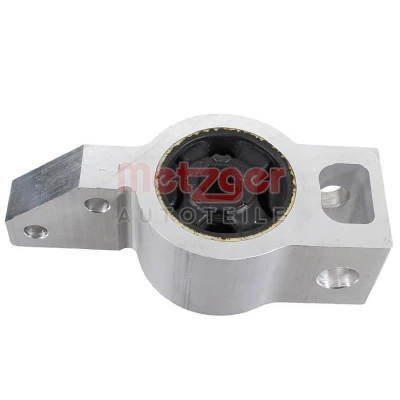 Bild av METZGER 52005101 Silent Bloc De Triangle sans vis/boulons extérieur, Essieu avant gauche Support métal caoutchouc pour bras oscillant transversal