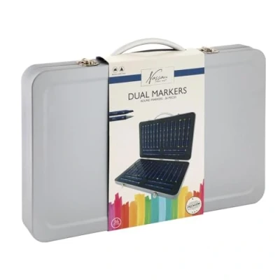 Bild av Nassau Round dual markers 36 pcs in metal box