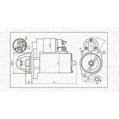 Bild av Startmotor Magneti marelli 063721202010