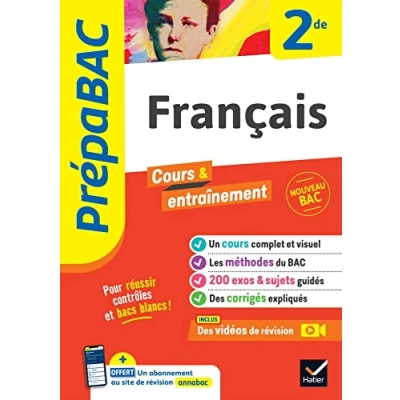 Bild av Prépabac Français 2de: cours, méthodes &amp; entraînement (programme de Seconde): 45