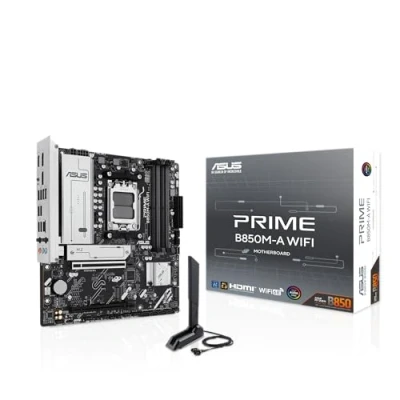 Bild av ASUS PRIME B850M A WIFI Moderkort AMD B850 AM5 socket DDR5 RAM Micro ATX