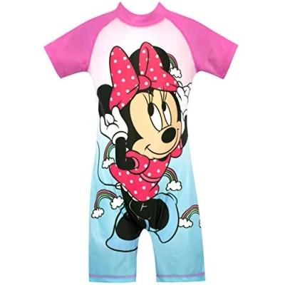 Bild av Disney Girls Minnie Mouse Swimsuit Size 2T Blue