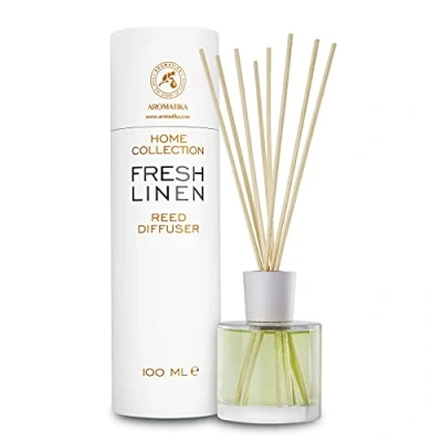 Bild av Reed Diffuser Fresh Linen 100ml Fragrance Sticks Room Home Scented Aroma Diffusers with Freshener Scent