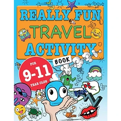 Bild av Really Fun Travel activity book for 9 11 year Olds: &amp; educational nine to eleven old children