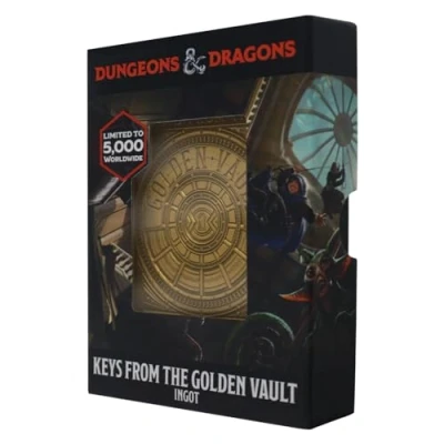 Bild av FANATTIK Dungeons &amp; Dragons metall kortnycklar från Golden Vault begränsad utgåva