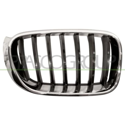 Bild av BLIC 6502 07 00939944P Calandre avant droite chrome, noir BMW: X3