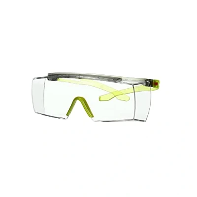 Bild av 3M Secure fit 3700 Skyddsglasögon Limegrön skalm, klar lins