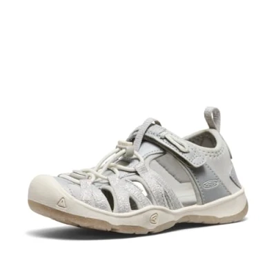 Bild av Keen Moxie Youth Unisex Vandringssandaler för barn, Storlek: 31, Silver Textil