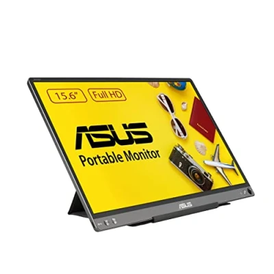 Bild av ASUS ZenScreen MB16ACE 15,6 tums bärbar USB skärm Full HD 1920 x 1080, Hybrid Type C, bilotation, lätt design, smartfodral IPS panel, 16:9, antireflekterande