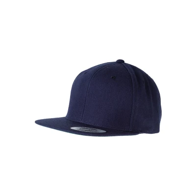 Bild av Flexfit Unisex klassisk snapback keps, män och kvinnor, finns i över 20 färger, en storlek passar alla, marinblå, one size