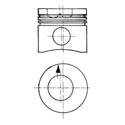 Bild av Rep.sats, kolv/cylinderfoder Kolbenschmidt 90093961