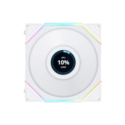 Bild av Lian Li UNI FAN TL LCD Reverse Blade Series Lüfter 120mm, weiß
