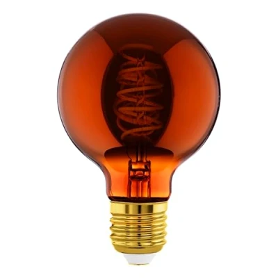 Bild av EGLO LED glob E27 G80 4W filament 2 000 K koppar