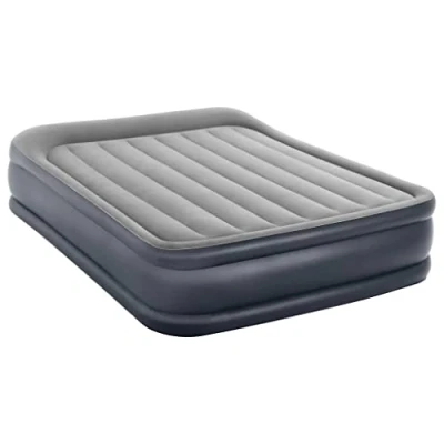 Bild av Intex 64126ND Materasso Dura Beam Essential Rest Matrimoniale, con Pompa Elettrica Incorporata, 152x203x46 cm