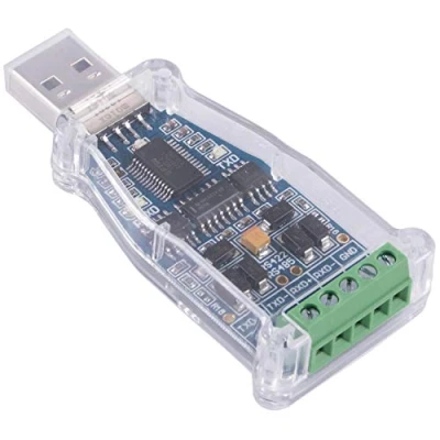 Bild av USB till RS485 RS422 seriell adapter FTDI chip 6 stifts terminalblock omvandlare stöder Win XP 7 8 Win10 Mac Android