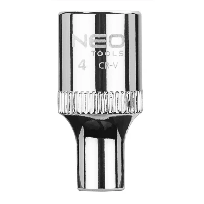 Bild av NEO TOOLS 08 220 Clé à douille 1/4 3124 4 mm Acier chrome vanadium SuperLock
