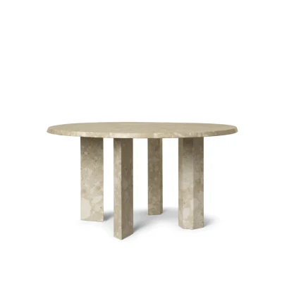 Bild av Ferm Living Taula Coffee Table Soffbord Sand Ø: 67 x H: 35 cm