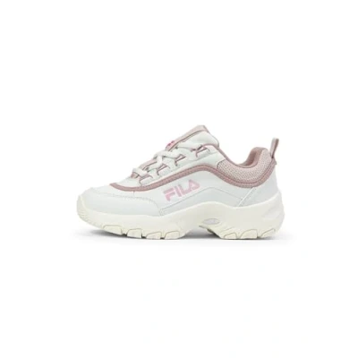 Bild av FILA Strada Logo barnsneakers för flickor, White mauve chalk marshmallow, 28 EU
