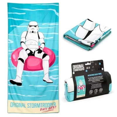 Bild av Puckator Strandhandduk i mikrofiber 180 x 80 cm The Original Stormtrooper Pool Day Off