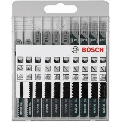 Bild av Bosch 10 delars Basic for Wood sticksågsbladsats T 119 BO (2x); B (4x); 111 C (4x)