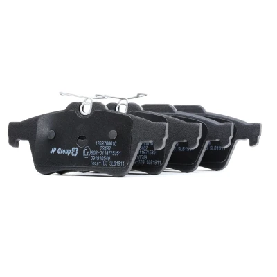 Bild av JP GROUP 1263700610 Jeu de plaquettes frein Essieu arrière contact signal d&#039;usure exclu FORD: Focus 2 Kombi, 2, C Max
