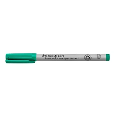Bild av Staedtler 312 5 Lumocolor Universalstift B Spitze, 1.0 oder 2.5 mm, 10 Stück, grün
