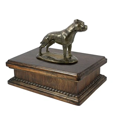 Bild av Schäfer, Alsace urna för hundaska, klassisk med statyett, elegant hund av Art Dog