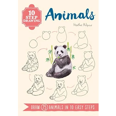 Bild av 10 Step Drawing: Animals: Draw 75 Animals in Easy Steps