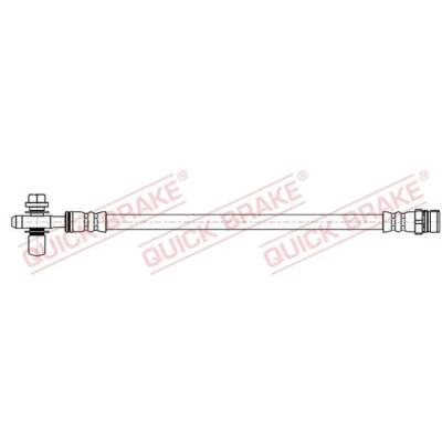 Bild av Bromsslang, Ytter, Bakaxel höger, vänster, audi,seat,vw, 5N0611775, 5N0611775A, 5N0611775B