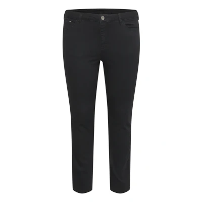 Bild av Kaffe Curve Kcwilla Jeans slim fit, Storlek: 42, Black deep