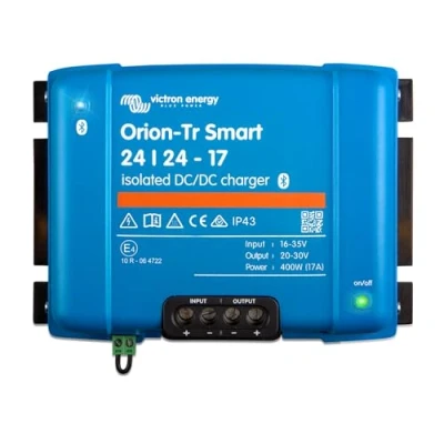 Bild av Victron Energy Orion Tr Smart 24/24 Volt 17 amp 400 Watt DC Laddare, Isolerad (Bluetooth)