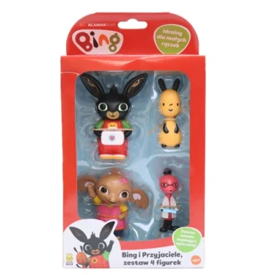 Bild av Bing and Friends Character Four Pack Bing, Molly, Sula, Flop