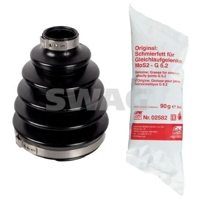 Bild av SWAG 33 10 1522 Soufflet De Cardan côté roue, Essieu avant Thermoplastique AUDI: Q5, A4 B8 Avant, Berline
